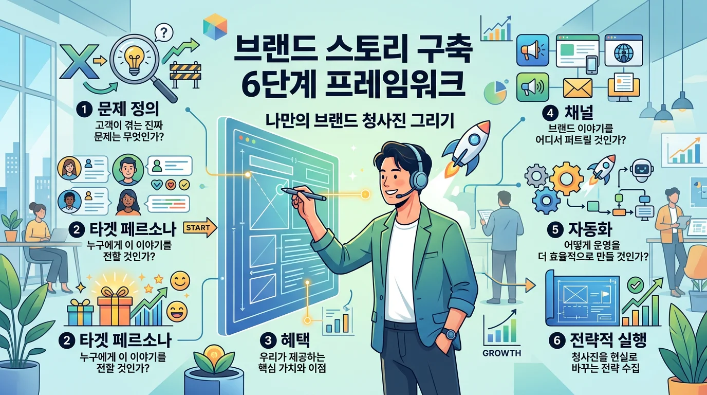 내 브랜드 스토리를 설계하는 6단계 사고법